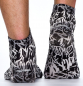 Preview: Wigglesteps Herren - Quarter - Style: 02957 - Black+White