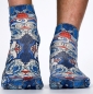 Preview: Wigglesteps Herren - Quarter - Style: 04029 - Ethnic Blue