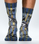 Preview: Wigglesteps Herren - Socken - Style: 04381 - Polizei