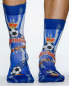 Preview: Wigglesteps Herren - Socken - Style: 04821 - König Fussball Blau