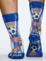 Preview: Wigglesteps Herren - Socken - Style: 04821 - König Fussball Blau