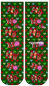 Preview: Wigglesteps Herren - Socken - Style: 05017 - Ho-Ho-Green