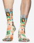 Preview: Wigglesteps Herren - Socken - Style: 05361 - Retro Food