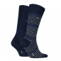 Preview: 2 Paar Tommy Hilfiger Herren - Business Baumwollsocken - STRIPE Farbset: Multicolor Navy