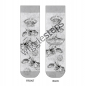 Preview: Wigglesteps Herren - Socken - Style: 01072 - Motorrad Grau