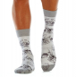 Preview: Wigglesteps Herren - Socken - Style: 01072 - Motorrad Grau