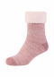 Preview: Damen - Umschlagrand Kuschelsocken - Rose