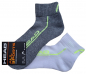 Preview: 2 Paar HEAD All Sports - Frotteesohle Quarter - Grau/Weiß
