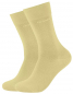 Preview: 2 Paar Camano CA - SOFTBUND Socken Klassik - Lemon