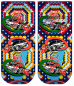 Preview: Wigglesteps Herren - Quarter - Style: 04810 - I love my Car
