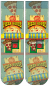 Preview: Wigglesteps Herren - Socken - Style: 04831 - Pizza House