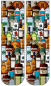 Preview: Wigglesteps Herren - Socken - Style: 04834 - noch mehr Alkohol