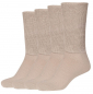 Preview: 2 Paar Netzschaft Spezial Diabetikersocken - Beige