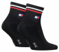 Preview: 2 Paar Tommy Hilfiger Frotteesohle Sport - Quarter - Black - Größe 43/46