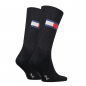 Preview: 2 Paar Tommy Hilfiger Unisex - Frotteefuß Sportsocken - Flag Schwarz