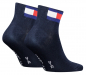 Preview: 2 Paar Tommy Hilfiger Jeans - Unisex Flag Quarter - Navy