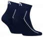 Preview: 2 Paar Head Comfort - Frotteesohle Quarter - Navy - Größe 39/42