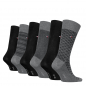 Preview: 6 Paar Tommy Hilfiger Herren - Business Baumwollsocken - Geschenkbox: Grey