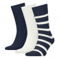 Preview: 3 Paar Tommy Hilfiger Herren - Cosy Bootsocks - Geschenkbox: Navy