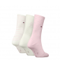 Preview: 3 Paar Tommy Hilfiger Damen - Business Baumwollsocken - Geschenkbox: White/Rose