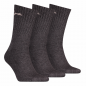 Preview: 3 Paar Puma Tennissocken - Klassik Crew Form (Normallang) - Farbset: Uni Anthrazit