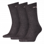 Preview: 3 Paar Puma Tennissocken - Klassik Crew Form (Normallang) - Farbset: Uni Anthrazit