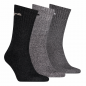 Preview: 3 Paar Puma Tennissocken - Klassik Crew Form (Normallang) - Farbset: Mix Grautöne