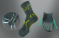 Preview: Herren UYN - Runners Five - 5 Zehen Laufsocken - Weiss/Blau