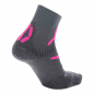 Preview: UYN Damen - Trekking 2IN Wandersocken - Anthrazit/Pink