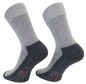 Preview: 2 Paar Camano Pro Tex Comfort Funktionssocken - Hellgrau - Größe 47/49