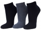 Preview: 3 Paar Camano Quarter Kurzsocken ohne Gummi - Jeansmix - Größe 47/49