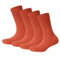 Preview: 2 Paar Damensocken Mohair - Kuschelsocken - Orange