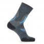 Preview: UYN Damen - Trekking 2IN Merino Socken - Grau/Türkis