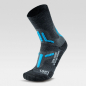 Preview: UYN Damen - Trekking 2IN Merino Socken - Grau/Türkis