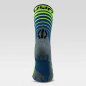 Preview: UYN Herren - Runners Five Socks - Lime/Blue