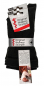 Preview: 2 Paar Extra WEITE / BREITE Frotteesohle Diabetikersocken - Schwarz