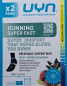 Preview: UYN Herren - Running Super Fast - Doppelpack !! - Weiss/Grau