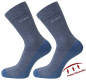 Preview: 2 Paar Camano CA Soft - Baumwollsocken mit Frotteesohle - Jeansmelange