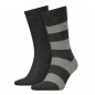 Preview: 2 Paar Tommy Hilfiger Herren - Business Baumwollsocken - RUGBY Farbset: Anthrazit