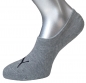 Preview: 2 Paar HIGH CUT Footies mit Slip Stop (Fersen ABS) - Grau - Größe 39/42