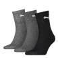 Preview: 3 Paar Puma Tennissocken - Short Crew Form (Kurzschaft) - Farbset: Mix Grautöne