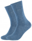 Preview: 2 Paar CA - SOFTBUND Socken ohne Gummidruck - Demin - Größe 35/38