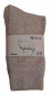 Preview: 2 Paar Damensocken Mohair - Kuschelsocken - Caramel