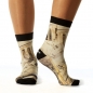 Preview: Wigglesteps Damen - Socken - Style: 00017 - Klassik Musik Ocker