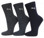 Preview: 3 Paar Puma Sportsocken Normallang Farbset - Jeansmix - Größe 35/38