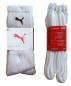 Preview: 3 Paar Puma Tennissocken - Klassik Crew Form (Normallang) - Farbset: Uni Weiss