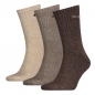 Preview: 3 Paar Puma Sportsocken Normallang Farbset - Beigemix - Größe 39/42