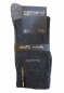 Preview: 2 Paar Camano CA Soft - Baumwollsocken mit Frotteesohle - Anthrazit