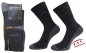 Preview: 2 Paar Camano CA Soft - Baumwollsocken mit Frotteesohle - Anthrazit