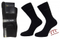 Preview: 2 Paar Camano CA Soft - Baumwollsocken mit Frotteesohle - Schwarz